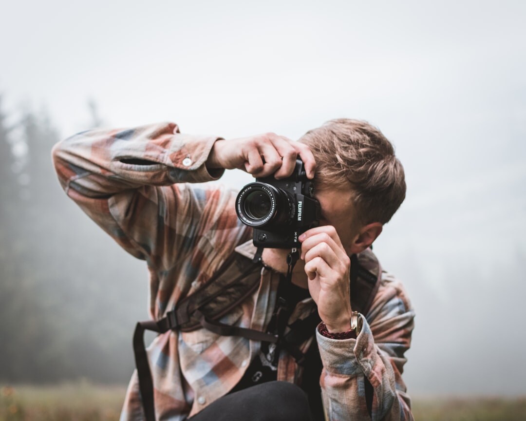 documentary photographer at work